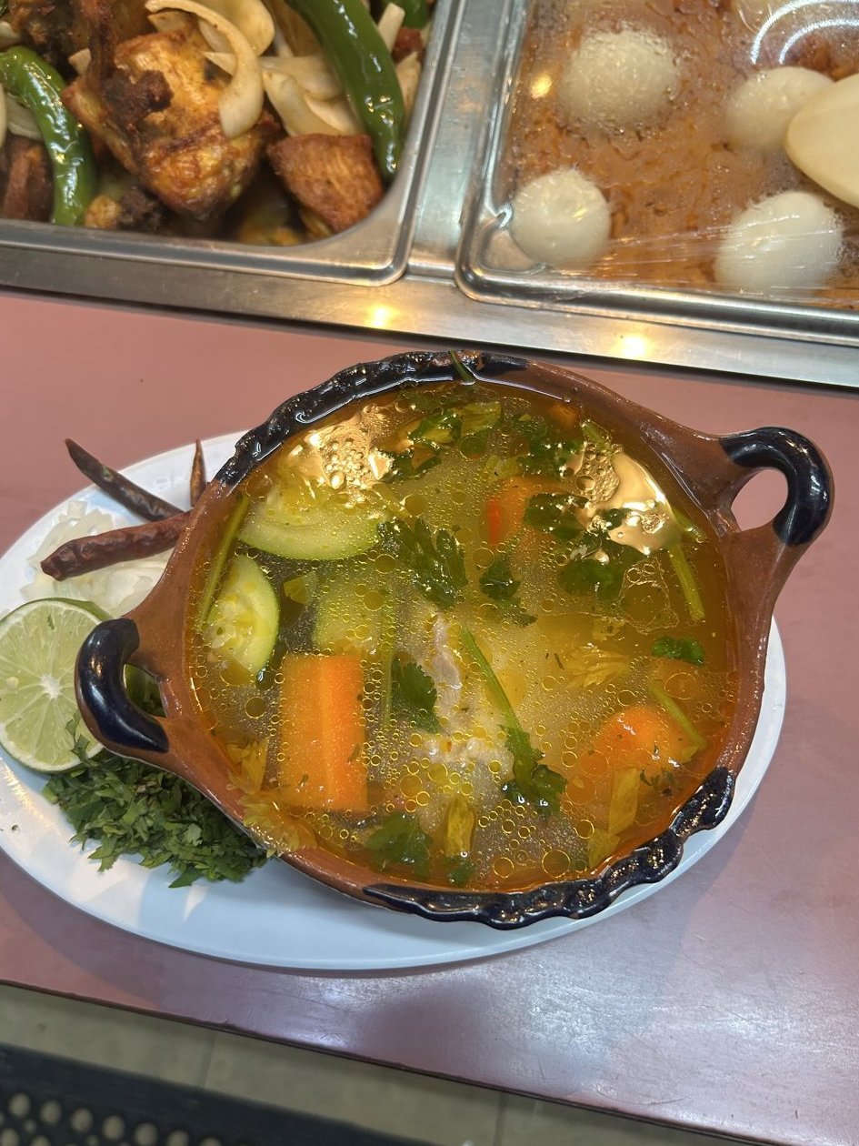 Caldo - Hearty homemade Mexican soup.